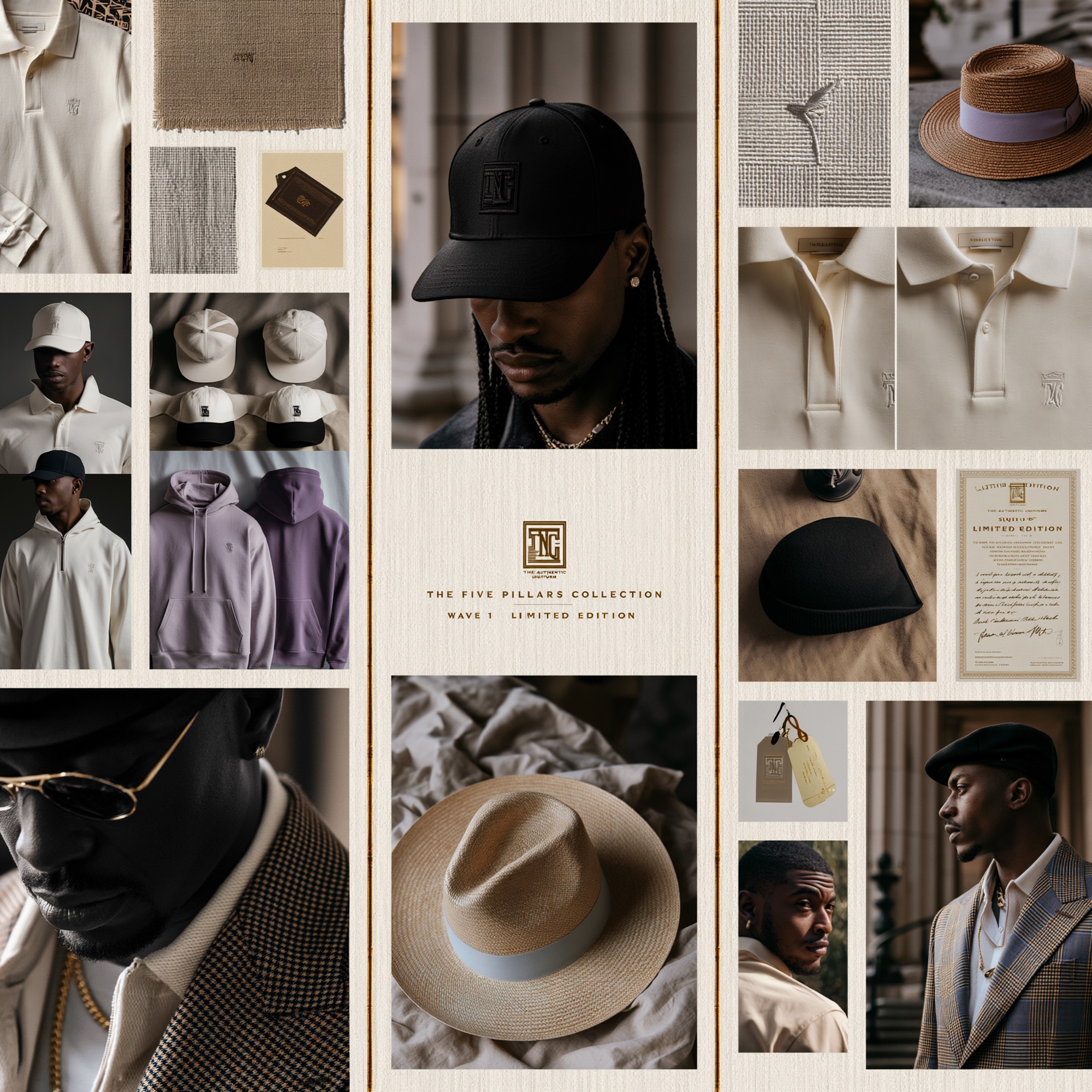 Editorial menswear portrait
